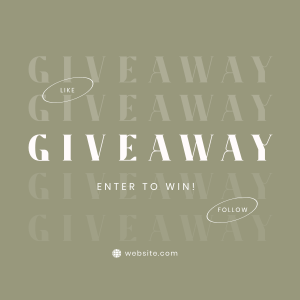 More Giveaway Instagram post Image Preview