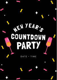 New Year Countdown Party Flyer Image Preview
