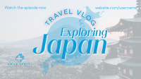 Japan Vlog Facebook Event Cover Design