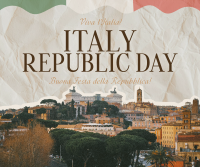 Elegant Italy Republic Day Facebook post Image Preview