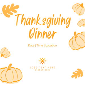 Thanksgiving Dinner Instagram post Image Preview