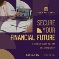 Financial Future Security Instagram Post Design