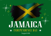 Modern Jamaica Independence Day Postcard Image Preview