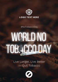 No Tobacco Day Poster Design