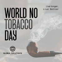 Minimalist Tobacco Day Instagram post Image Preview