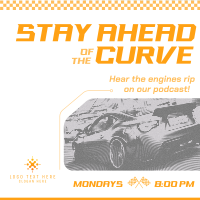 Race Car Podcast Instagram post Image Preview