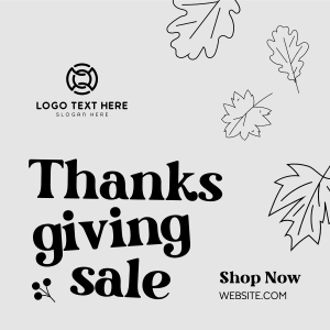 Thanksgiving Promo Instagram post Image Preview