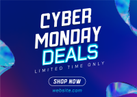 Cyber Monday Deals Postcard Design