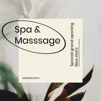 Spa & Massage Instagram Post Design