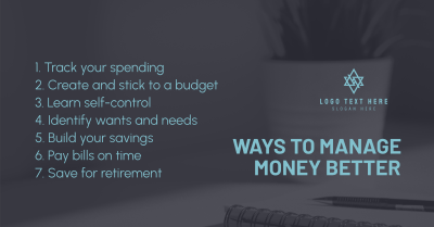 Ways to Manage Money Facebook ad Image Preview
