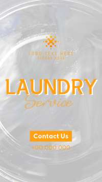 Clean Laundry Service TikTok Video Preview