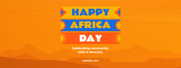 Africa Day! Facebook Cover Design Image Preview