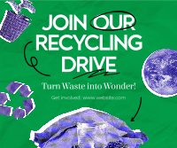 Global Recycling Drive Facebook Post Preview