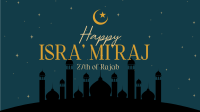 Isra' Mi'raj Spiritual Night Animation Preview