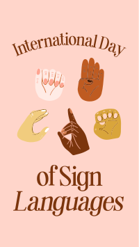 International Sign Day Facebook story Image Preview