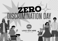 Zero Discrimination Advocacy Postcard Image Preview