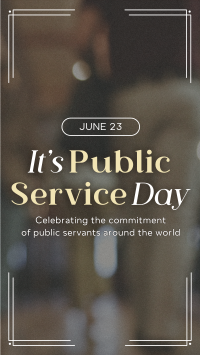 Celebrate Public Servants TikTok Video Image Preview