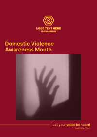 Domestic Violence Month Letterhead | BrandCrowd Letterhead Maker