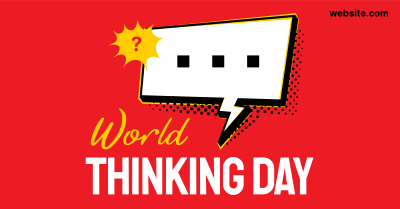 Comic Thinking Day Facebook ad Image Preview