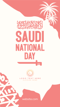Saudi National Day Instagram reel Image Preview