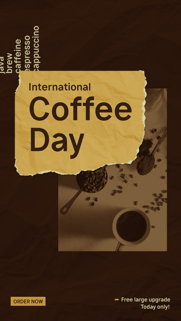 International Coffee Day Instagram Story Design Image Preview