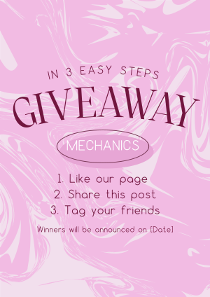 Easy Giveaway Mechanics Flyer Image Preview