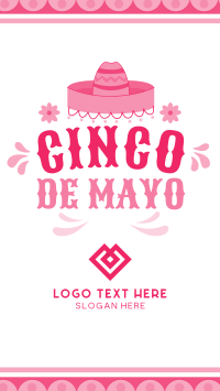 Colorful Hat in Cinco De Mayo Instagram story Image Preview