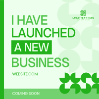 Geometric Business Launch Instagram Post Preview