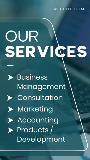 Corporate Our Services Instagram story Image Preview