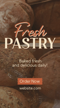 Rustic Pastry Bakery Instagram story Image Preview