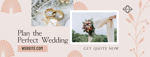 Professional Wedding Planner Facebook Cover Design Image Preview
