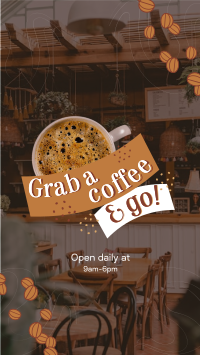 Open Daily Cafe Facebook Story Design
