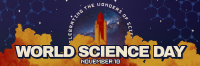 Modern World Science Day Twitter Header Image Preview