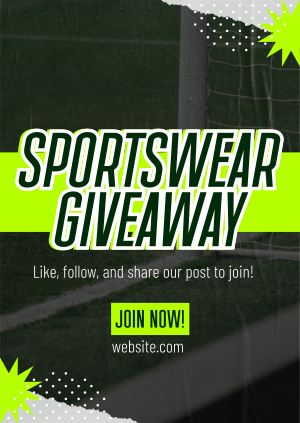 Sportswear Giveaway Poster Image Preview