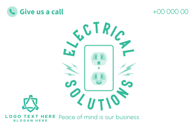 Electrical Solutions Postcard Image Preview