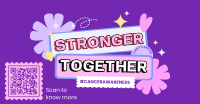 We're Stronger than Cancer Facebook Ad Design