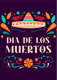 Dia De Muertos Greeting Flyer Image Preview