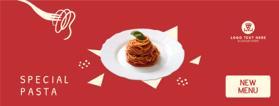 New Pasta Introduction Facebook cover Image Preview