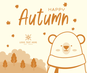 Bear in Autumn Facebook post Image Preview