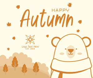 Bear in Autumn Facebook post
