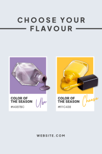 Choose Your Flavour Pinterest Pin Design