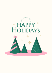 Happy Holidays Flyer Design