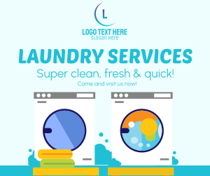 Laundry Services Facebook post