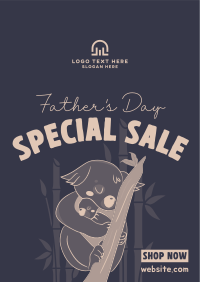 Father's Day Koala Sale Flyer Image Preview