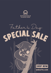 Father's Day Koala Sale Flyer Image Preview