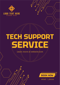 Tech Support Flyer Image Preview