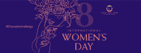 Rose Women's Day Facebook cover Image Preview