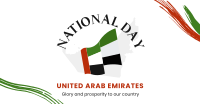 National UAE Flag Facebook Ad Design