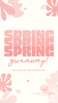 Spring Giveaway YouTube short Image Preview