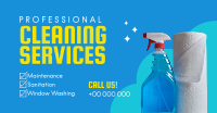 Professional Cleaning Services Facebook ad Image Preview
